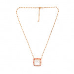 Load image into Gallery viewer, Indira Set – Geometric Polki Pendant Necklace &amp; Earrings
