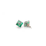 Load image into Gallery viewer, Eira Set – Green Crystal Pendant &amp; Earrings
