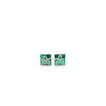 Load image into Gallery viewer, Eira Set – Green Crystal Pendant &amp; Earrings
