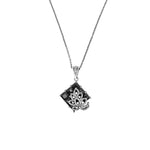 Load image into Gallery viewer, Zoya Set – Black Stone Pendant &amp; Earrings
