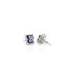 Load image into Gallery viewer, Ravya Set – Blue Crystal Pendant &amp; Earrings
