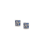 Load image into Gallery viewer, Ravya Set – Blue Crystal Pendant &amp; Earrings
