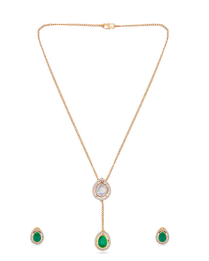 Emerald Whisper Necklace Set