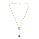 Load image into Gallery viewer, Emerald Whisper Necklace Set
