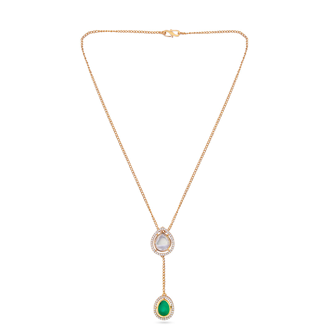 Emerald Whisper Necklace Set
