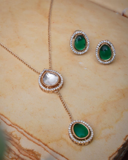 Emerald Whisper Necklace Set