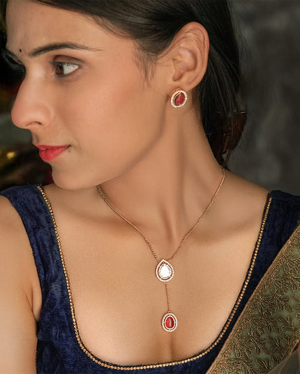 Ruby Whimsy Necklace Set