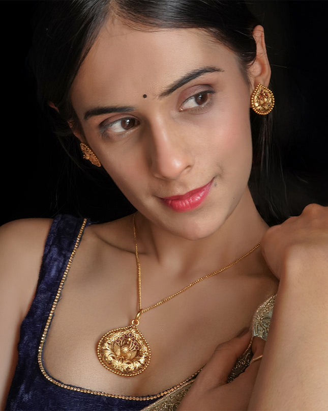 Lakshmi Lotus Coin Set