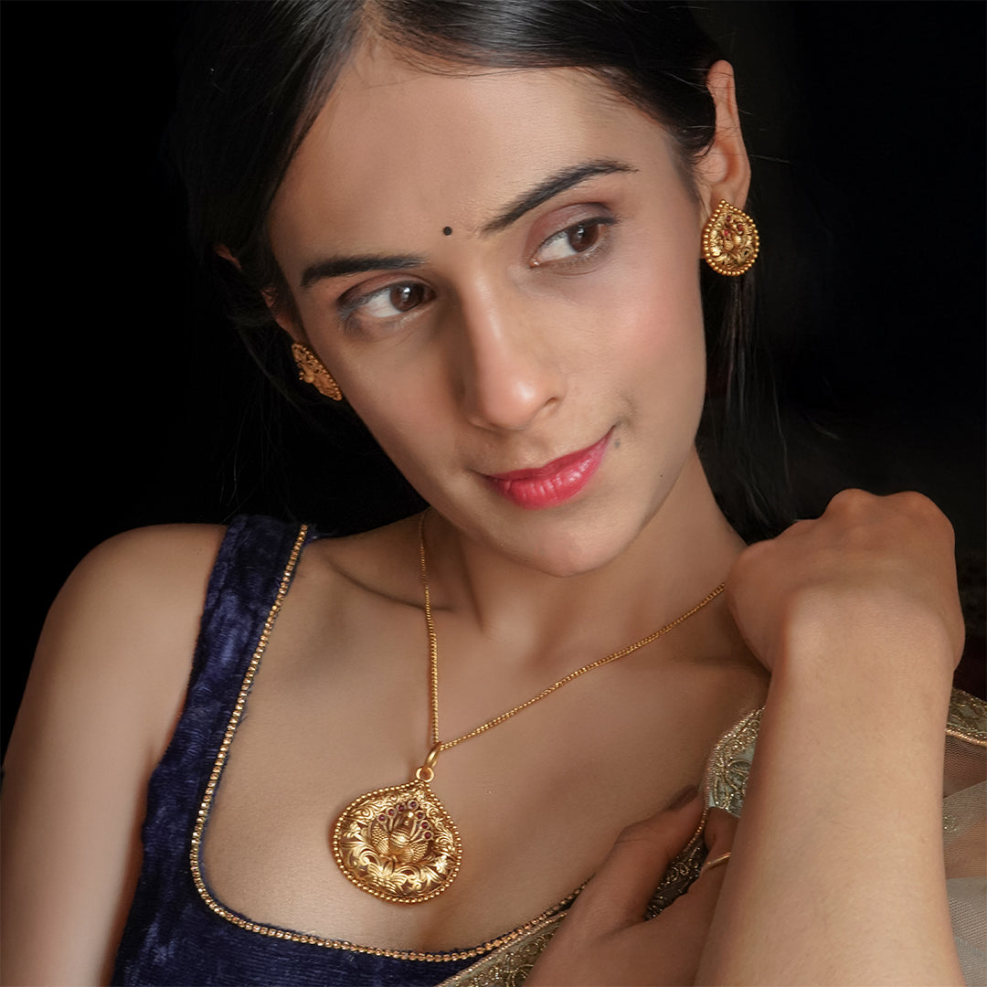 Lakshmi Lotus Coin Set
