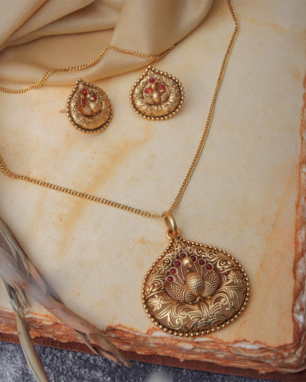 Lakshmi Lotus Coin Set