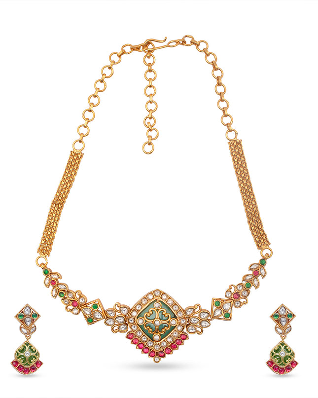 Rajasi Virasat Choker Necklace Set