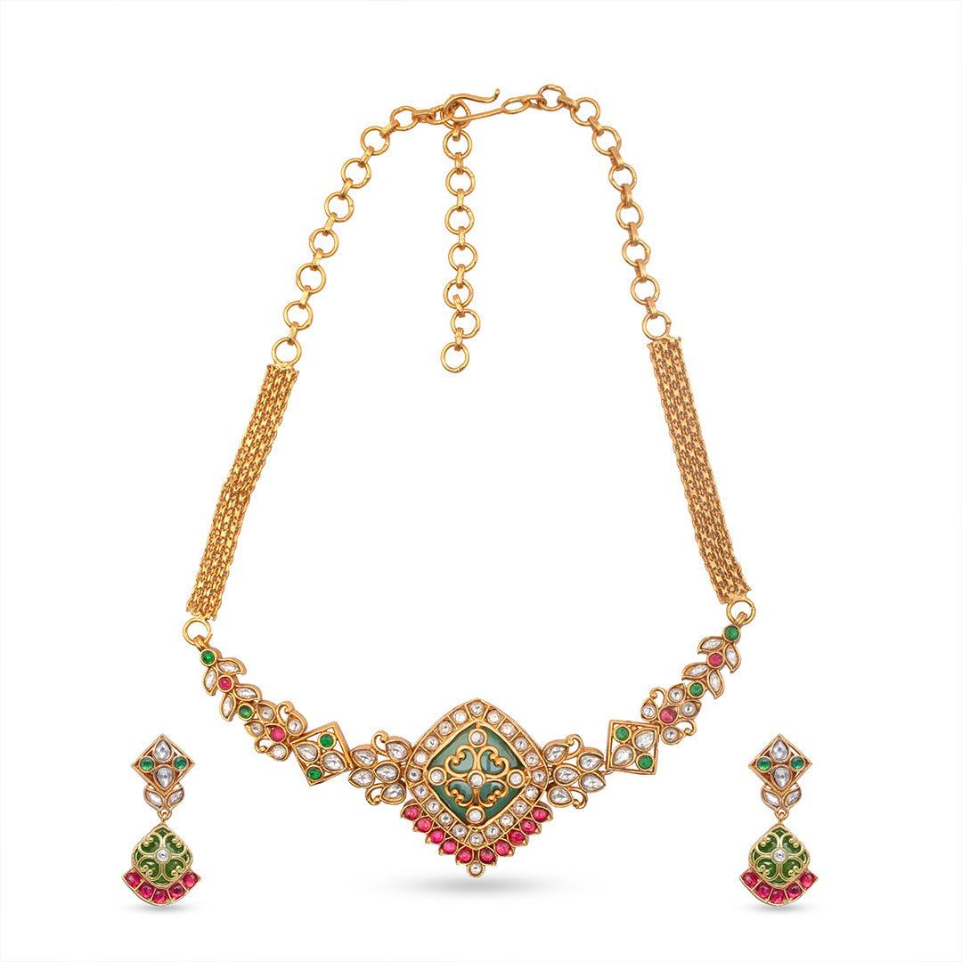 Rajasi Virasat Choker Necklace Set