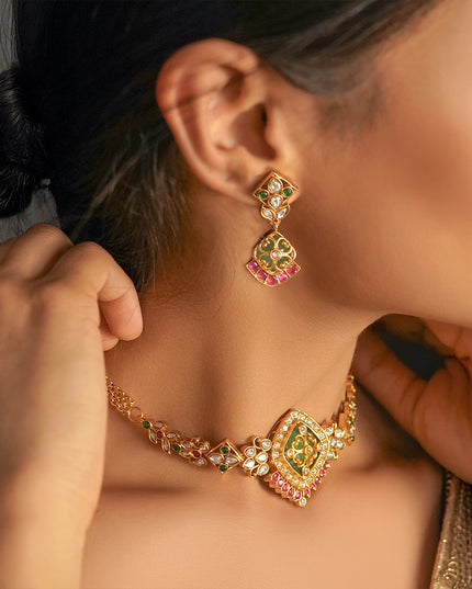 Rajasi Virasat Choker Necklace Set