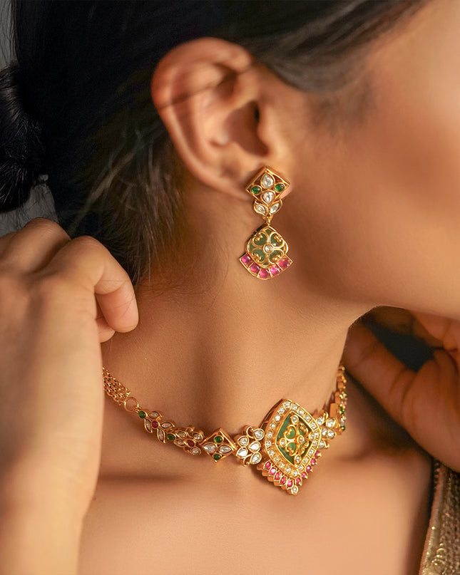 Rajasi Virasat Choker Necklace Set