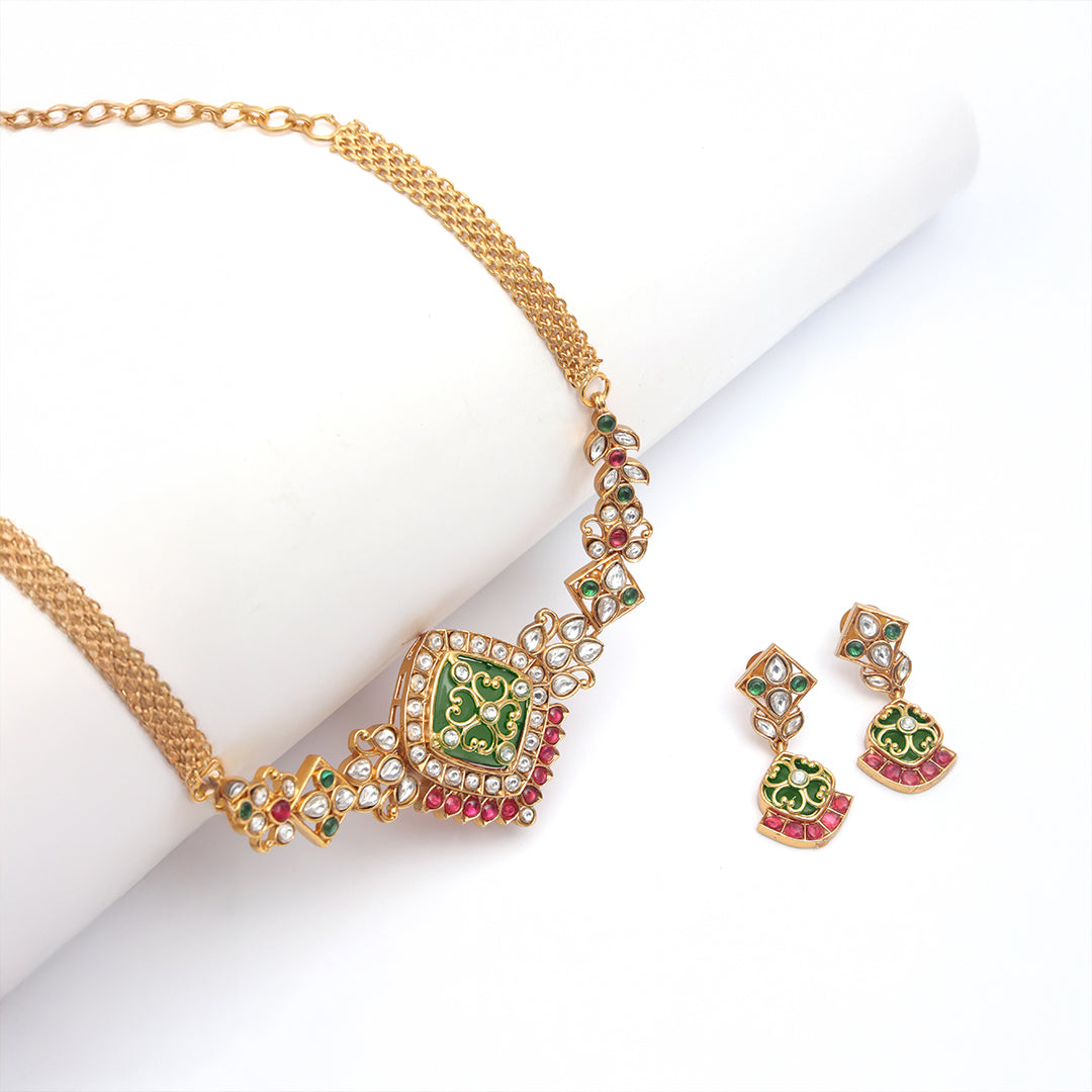 Rajasi Virasat Choker Necklace Set