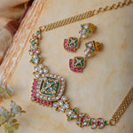 Load image into Gallery viewer, Rajasi Virasat Choker Necklace Set
