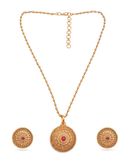 Chandrika Red Coin Set
