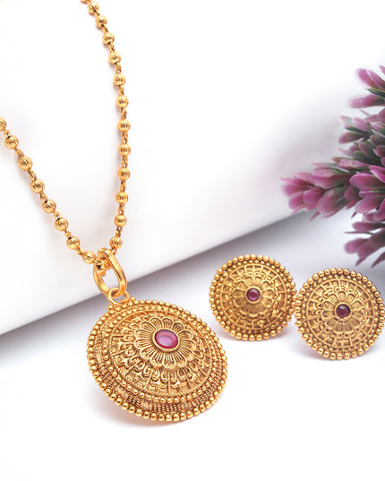 Chandrika Red Coin Set