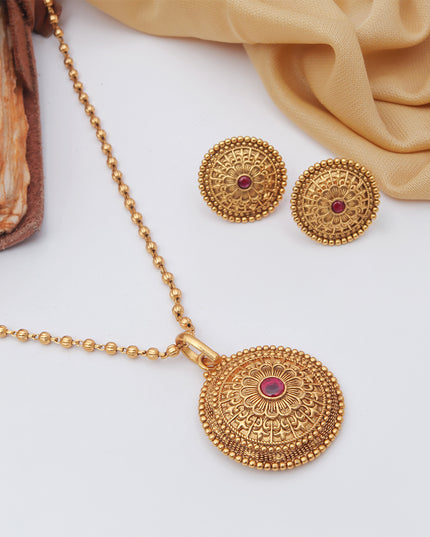 Chandrika Red Coin Set