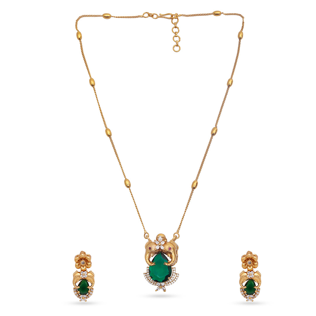 Emerald Gajgamini Set