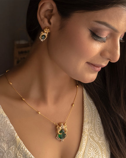 Emerald Gajgamini Set