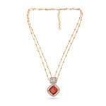 Load image into Gallery viewer, Ruby Prism Necklace Set
