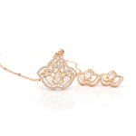 Load image into Gallery viewer, Ivory Lotus Necklace Set
