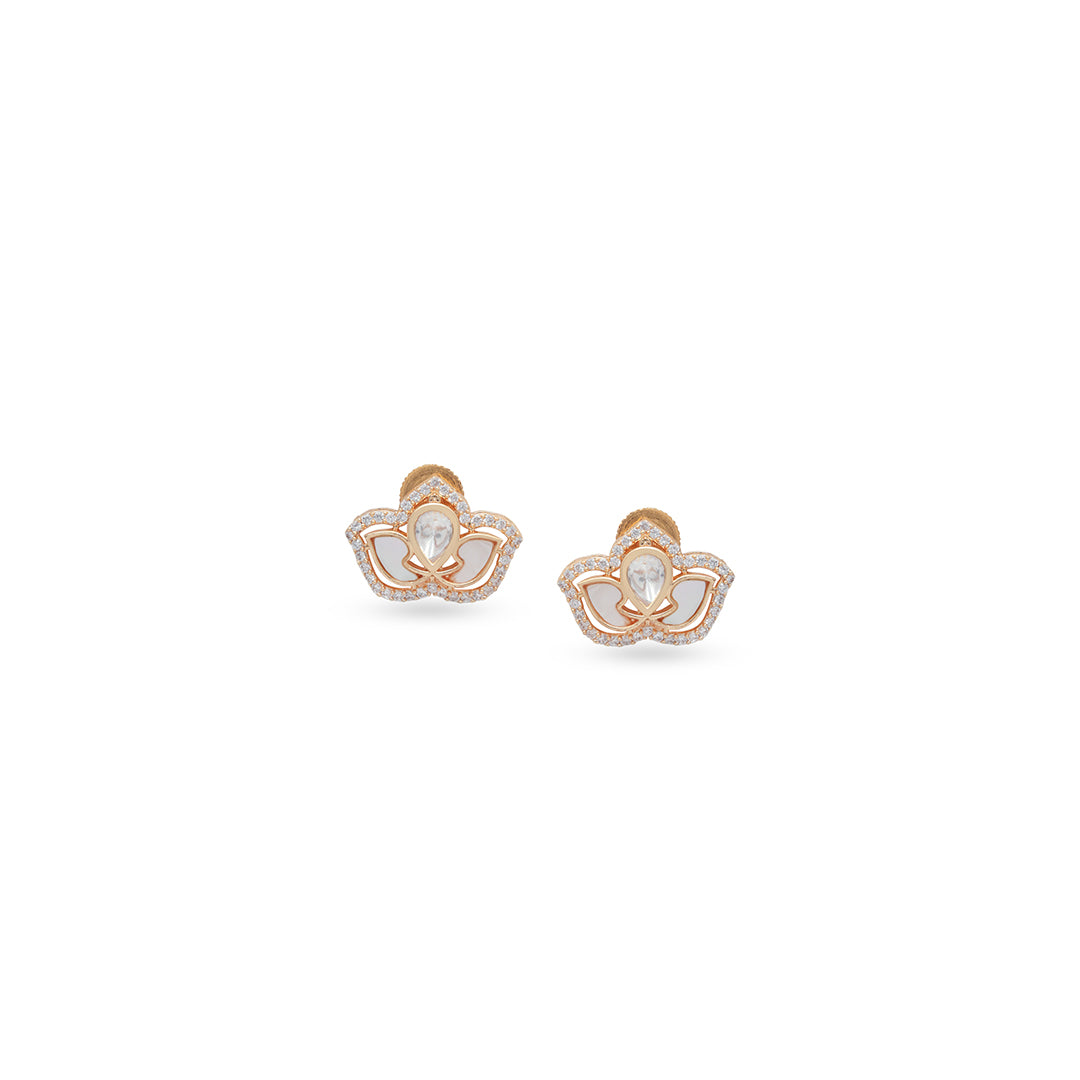 Ivory Lotus Necklace Set