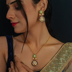 Load image into Gallery viewer, Meenakari Neel Gulab Set
