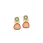 Load image into Gallery viewer, Meenakari Maroon Gulab Set
