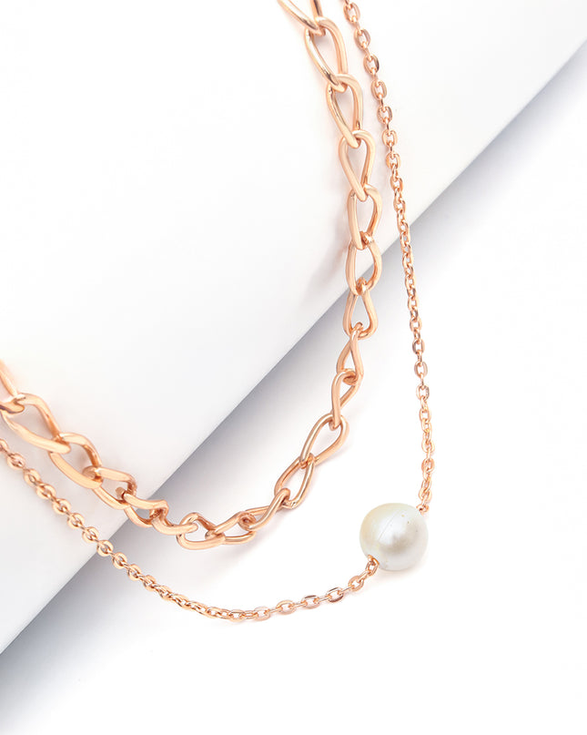 Noor Rose Drop Necklace