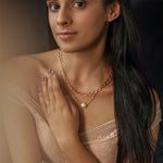 Load image into Gallery viewer, Noor Rose Drop Necklace
