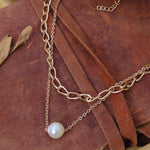 Load image into Gallery viewer, Noor Rose Drop Necklace
