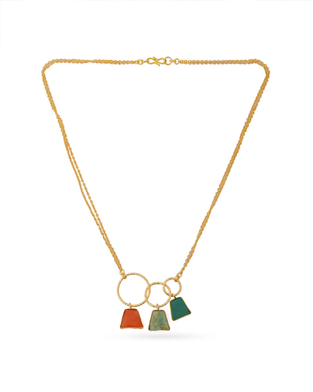 Crag Stone Trio Necklace Set