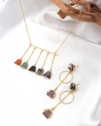 Crag Mystic Stone Necklace Set