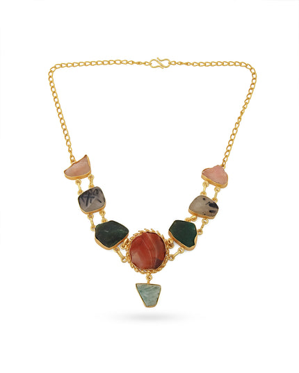 Crag Earthstone Statement Necklace Set