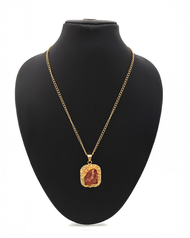 Mini Jewels Rustic Glow Stone Pendant