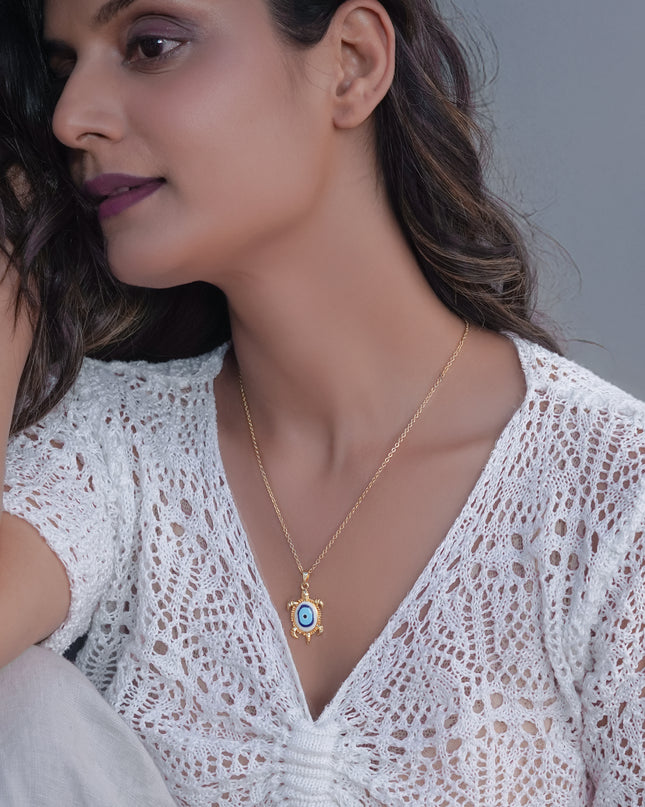 Kurma Raksha Nazarbattu Pendant