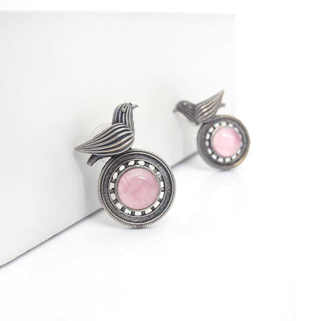 Gulabi Pakshi Studs