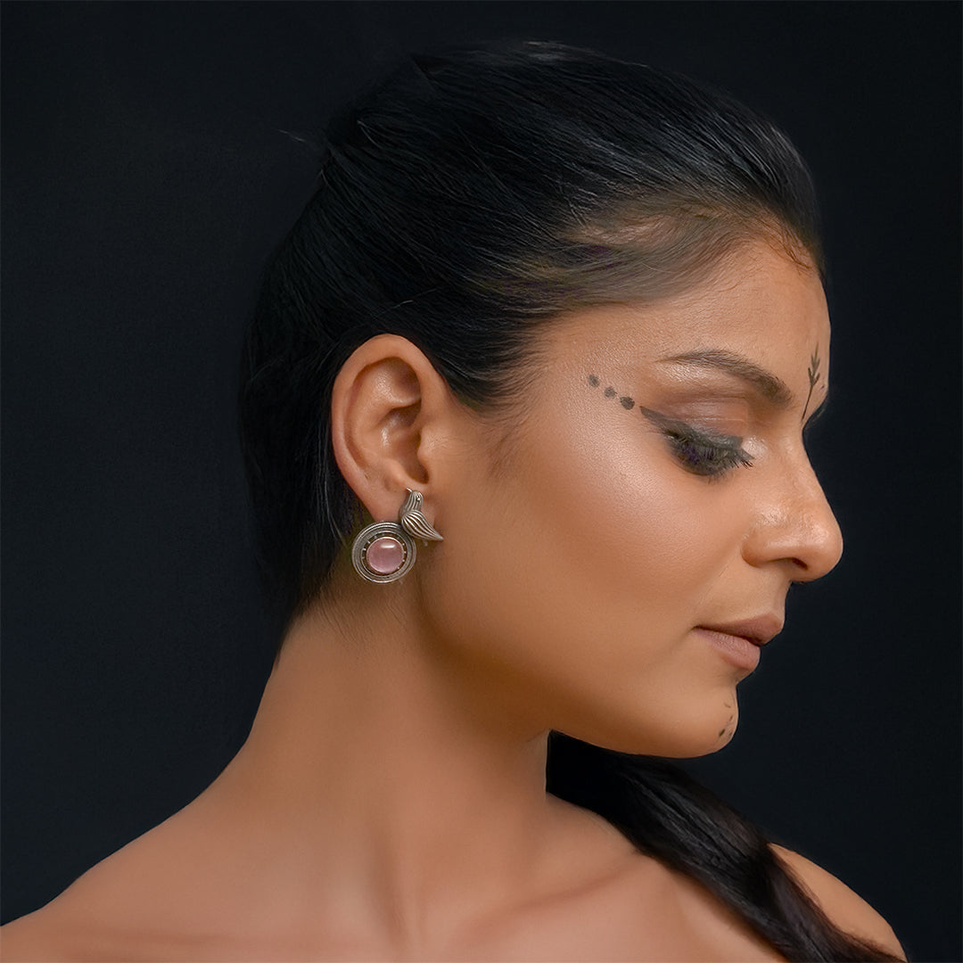 Gulabi Pakshi Studs