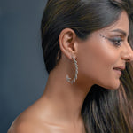 Load image into Gallery viewer, Antler Hoops
