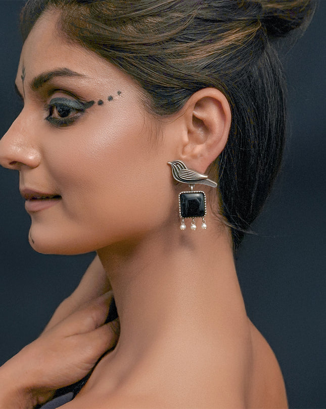 Morni Dusk Earrings (Black)