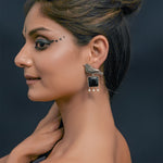 Load image into Gallery viewer, Morni Dusk Earrings (Black)
