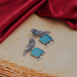 Load image into Gallery viewer, Morni Sky Earrings (Blue)
