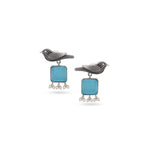 Load image into Gallery viewer, Morni Sky Earrings (Blue)

