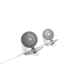 Load image into Gallery viewer, Damaru Medallion Studs
