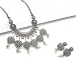 Load image into Gallery viewer, Chandrika Manjari Set (Necklace + Earrings)
