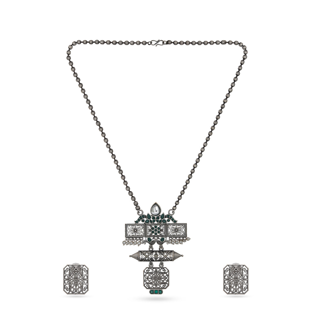 Ayodhya Heritage Set – Green