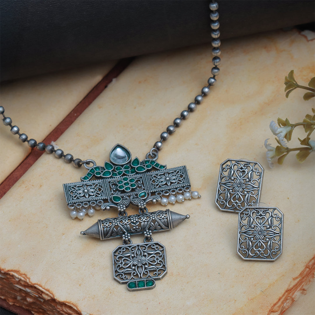 Ayodhya Heritage Set – Green