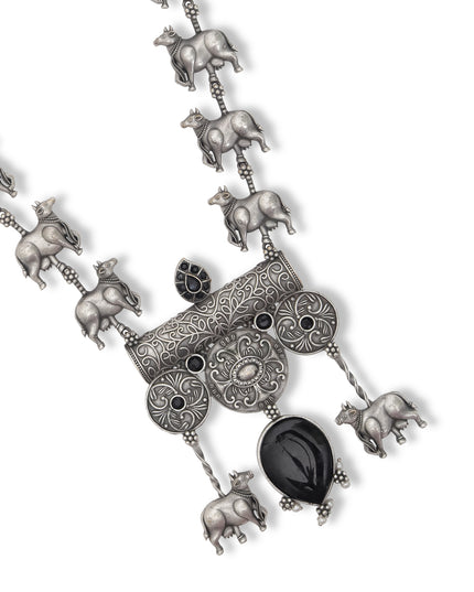 Midnight Cowbell Heritage Necklace Set